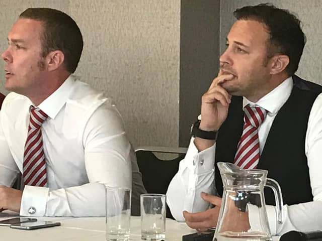 A statement attributed to Jason Whittingham (left) has been issued