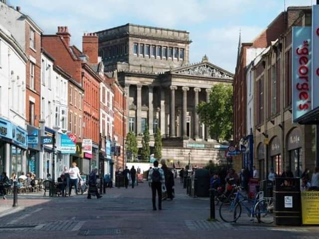 Preston city centre