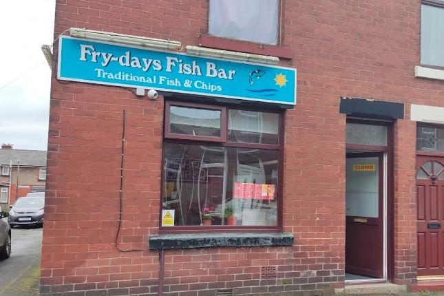 Fry-Days Fish Bar / 24 Blackstone Road, Chorley PR6 0HY / Last inspected: December 7, 2022