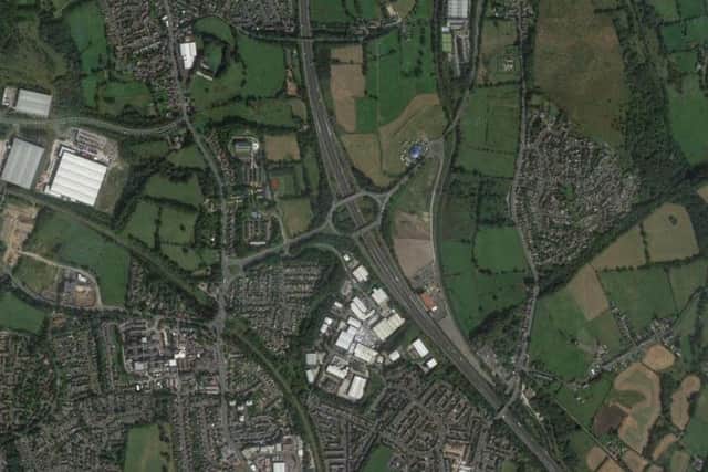 A multi-vehicle crash closed the M61 northbound near Chorley (Credit: Google)