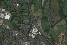 A multi-vehicle crash closed the M61 northbound near Chorley (Credit: Google)