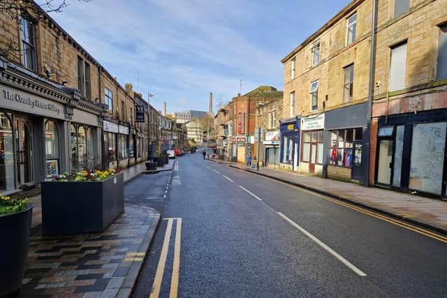 St James Street in Burnley was cordoned off overnight after emergency crews were called out to deal with a gas leak in a property yesterday tea-time