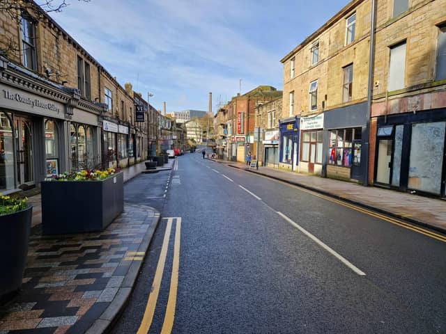 St James Street in Burnley was cordoned off overnight after emergency crews were called out to deal with a gas leak in a property yesterday tea-time