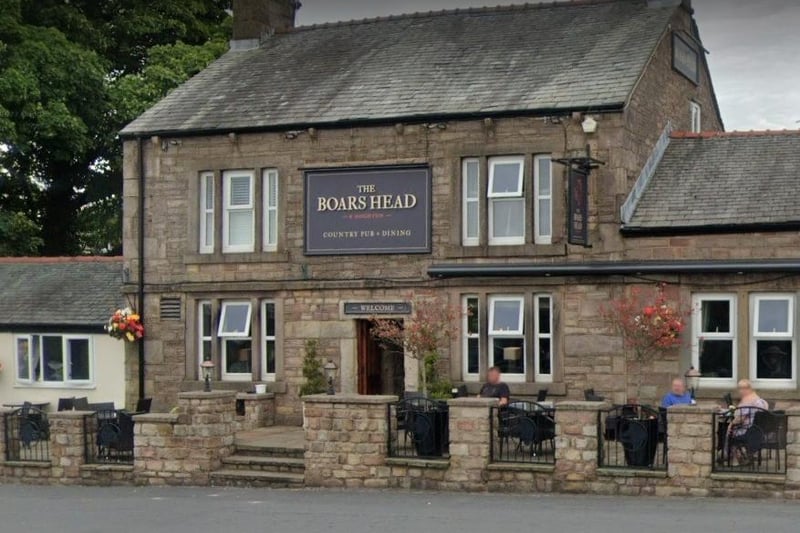 The Boars Head on Blackburn Old Road, Hoghton, has a rating of 4.5 out of 5 from 843 Google reviews.