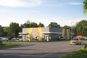 The new development has already confirmed McDonald’s as a tenant, with the restaurant expected to provide more than 120 jobs. (Picture by J. Robinson Building Contractors Ltd)