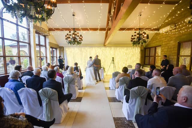 Sarah and Mark Rook renew their wedding vows at Ferrari's Country House Hotel & Restaurant