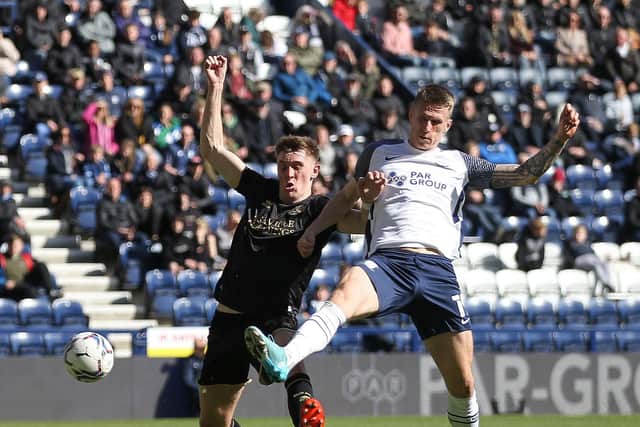 Emil Riis gives Preston North End the lead against Queens Park Rangers at Deepdale