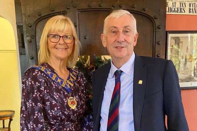 President of the Chamber, Jane Cole and Sir Lindsay Hoyle. Photo: NWLCC