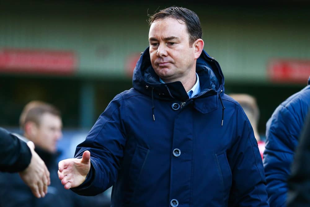 Morecambe manager Derek Adams Picture: Jack Taylor