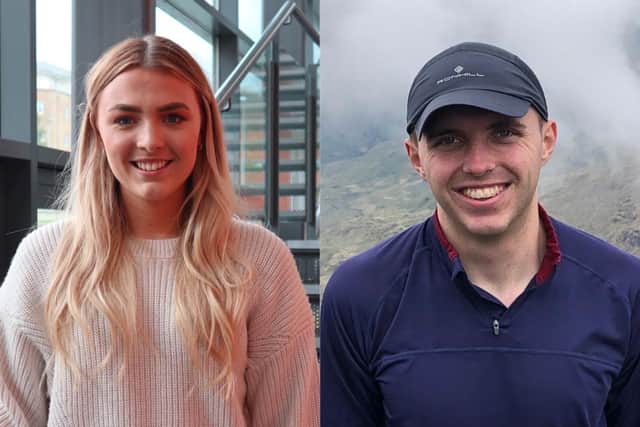 Lancaster PhD students, Eleanor D'Arcy and Callum Murphy-Barltrop are presenting their research at Parliament on Monday, for the finals of the STEM for BRITAIN awards.