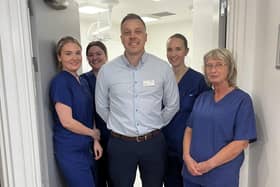 Simon Orwin, Director of Clinical Services at the Lancaster Hospital with other clinical staff. Photo: Circle Health Group