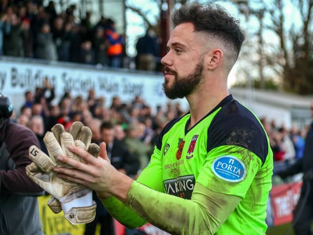 ​A 20th clean sheet of the season for Matty Urwin (photo: Stefan Willoughby)