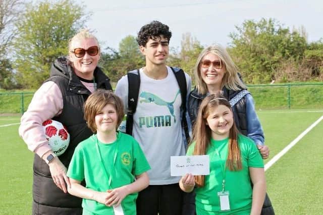 Theon and Holly at Burscough FC