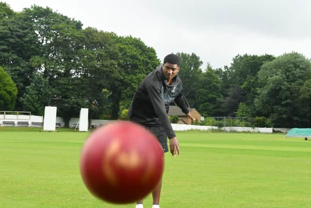 Leyland's South African fast bowler Kerwin Mungroo