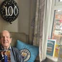 John Cunningham said his 100th birthday was a ‘day he’ll never forget’ . Photo: Ideal Carehomes