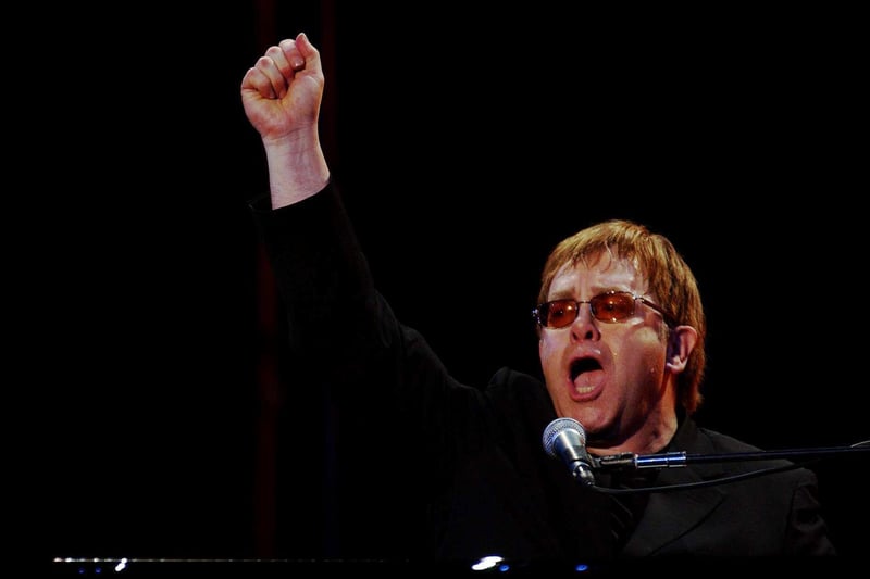 Legend has it that Elton John threatened to pull out unless the Guild Hall provided two kentia palm trees.