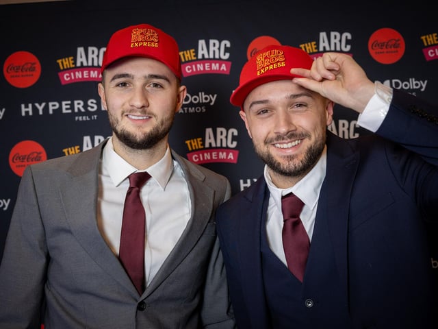 Spud Bros. attend The Arc Cinema pre-opening event