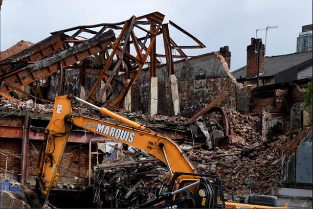 Demolition work is set to continue to clear the site.