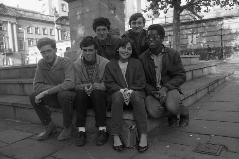 This group are gathered on Preston's Flag Market - but why? Let us know.