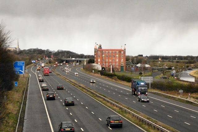 The body of a man was found on the bridge over the M61 near Chorley which saw the motorway shut in both directions earlier today