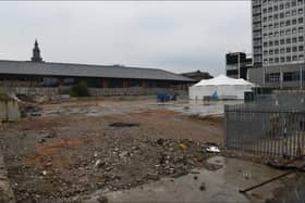 Ready for work to begin - the site where Animate will be built.