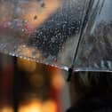 Flood alerts were issued for Lancashire as heavy rain hit the county.