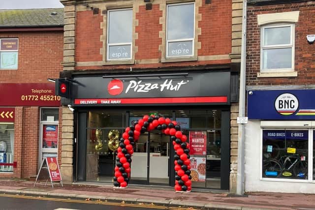 The new Pizza Hut takes over a unit in Towngate which was vacated by Ladbrokes in December 2020