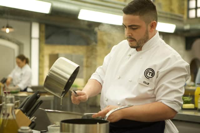 Ollie currently works as a Sous Chef chef at Northcote in Langho – an award-winning Michelin Star restaurant (Credit: Shine TV/BBC)