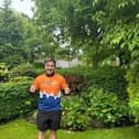 Dan Charnley from Anderton Lancs completing his 7 in 7 challenge for MNDA
