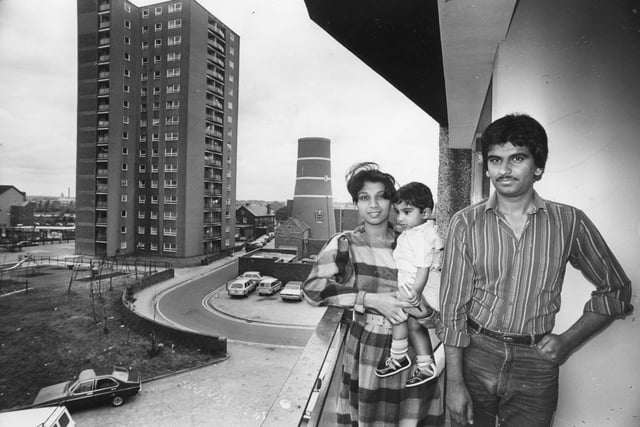 Mr Anwer Shaikh, his wife Mamtaz, and son Mohammed, who lived at Moor Lane flats