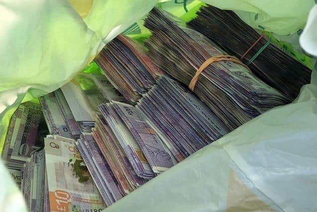 A man was arrested after a quantity of gold, silver and cash valued at around £200k was found (Credit: )