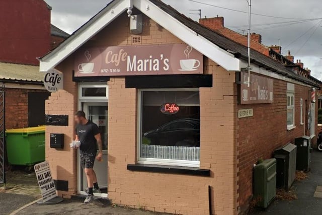 Cafe Maria's on Plungington Road has a rating of 4.8 out of 5 from 75 Google reviews
