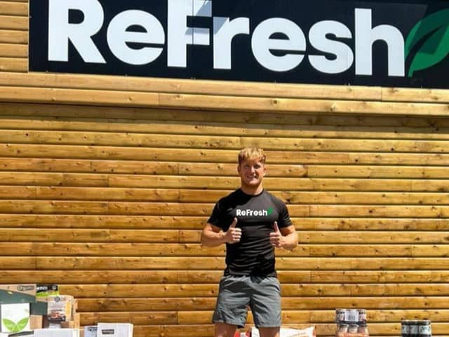 Andrew Finlayson has opened the new Refresh shop on London road.
