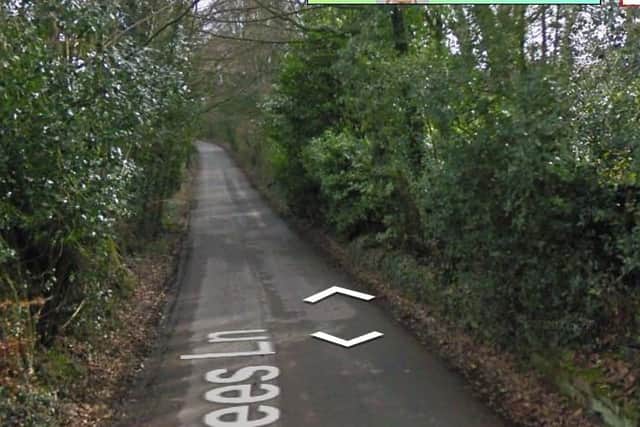 A general view of Lees Lane, Dalton, where a man's body has been found