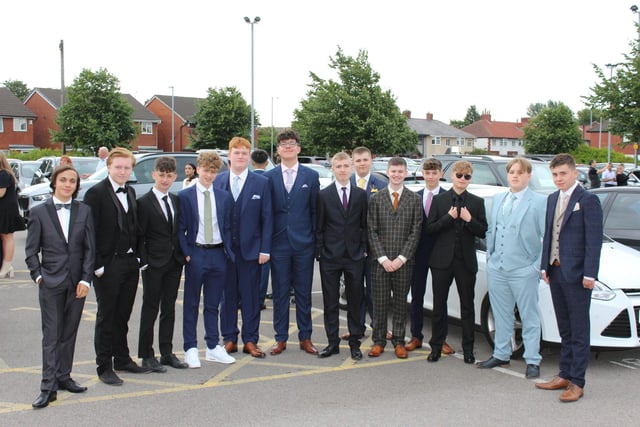 All suited and booted!