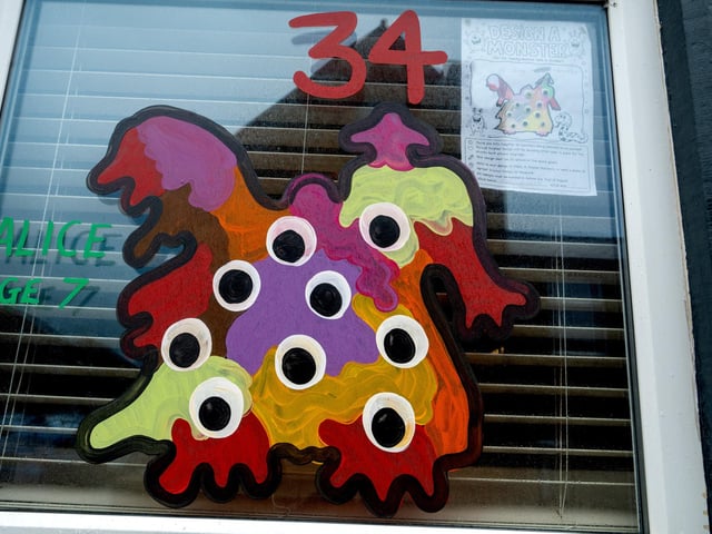 Longridge charity Monster Hunt organised by India of Apricot Sulphur Design to raise funds for Headway and Longridge Brownies.