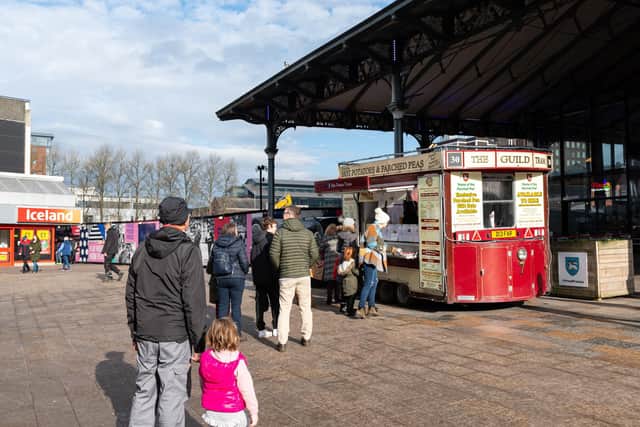 The Hot Potato Tram will also be serving its famed ‘spuds and parched peas’ lunch next to the Wallace and Gromit statue at Preston’s indoor market on Tuesdays and Thursdays