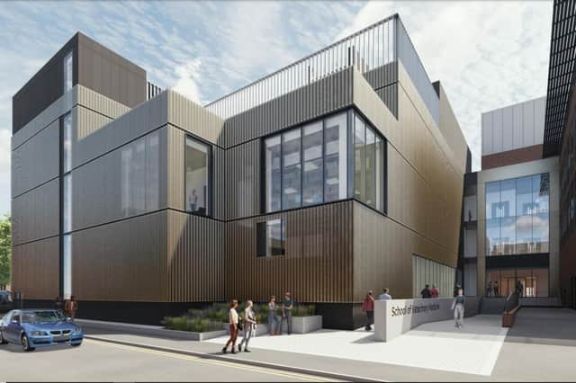 How the new School of Veterinary Medicine would look (Image: Wilson Mason Architects).
