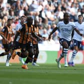 Daniel Johnson in action at Deepdale.