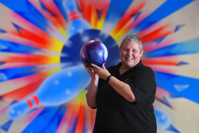 Cheryl Dryden-Lock was delighted at the success of the 10-pin bowling marathon.