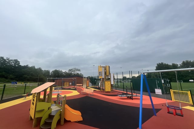 The play area is located between West Way and Chancery Road in Astley Village