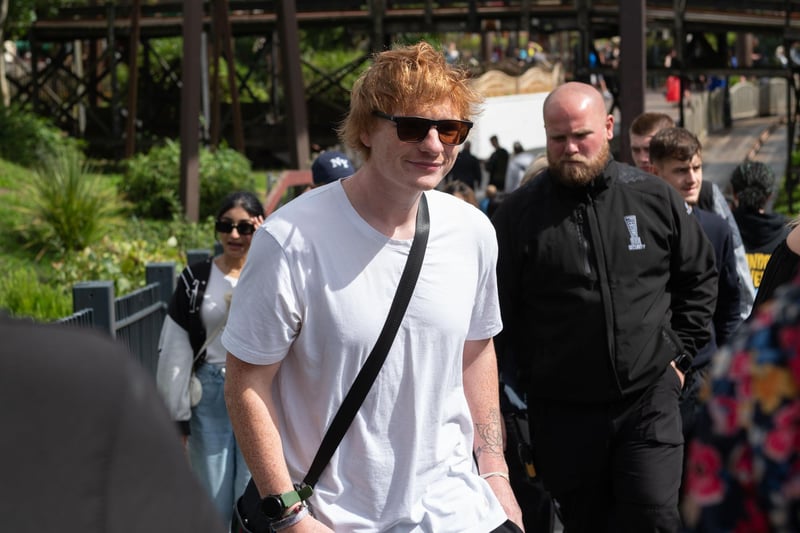 Guests were completely starstruck as they spotted the double of the Thinking Out Loud singer making his way around the park, with many screaming in shock and surprise.(Picture by Dan Oxtoby Photography)