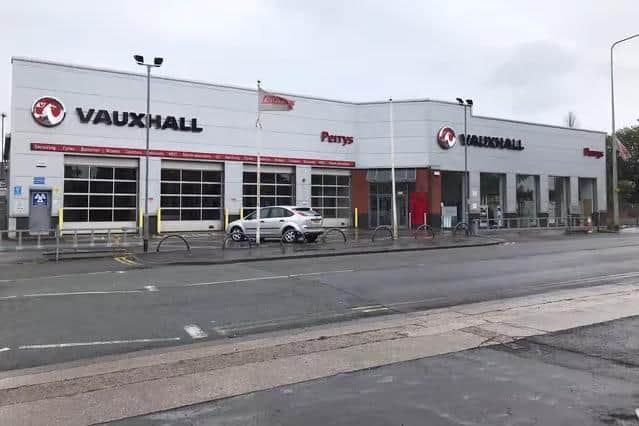 The former Perry's showroom has stood empty since its closure in June 2020