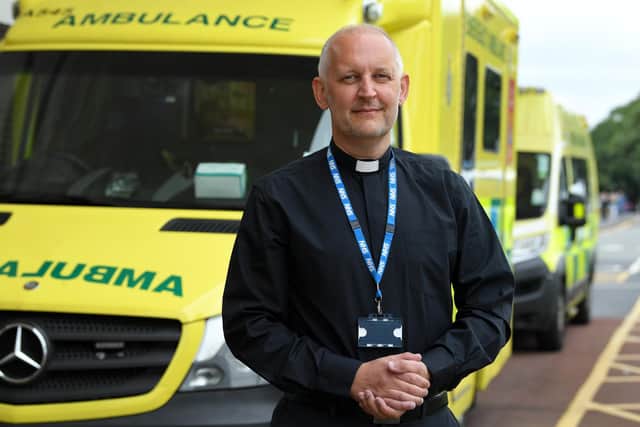 After a brief hiatus, he is now back as Lancashire Teaching Hospitals' lead chaplain