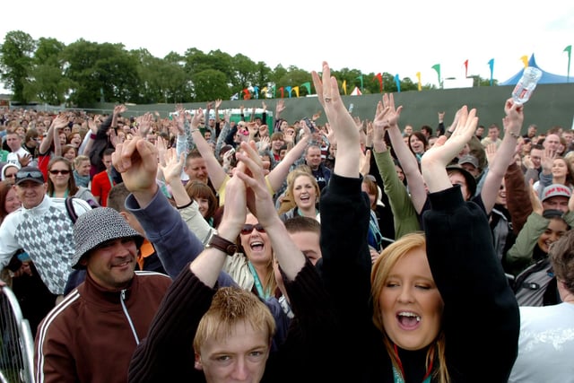 LEP Photographer gets the crowd buzzing at the Radio 1 Big Weekend at Moor Park, Preston