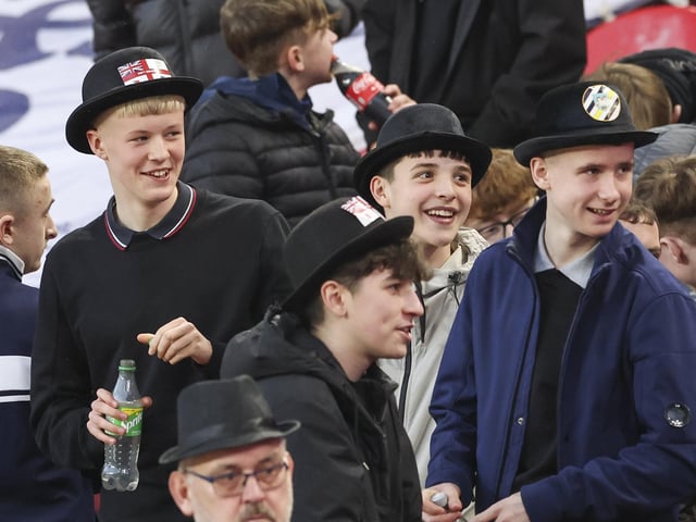 PNE fans at Middlesbrough