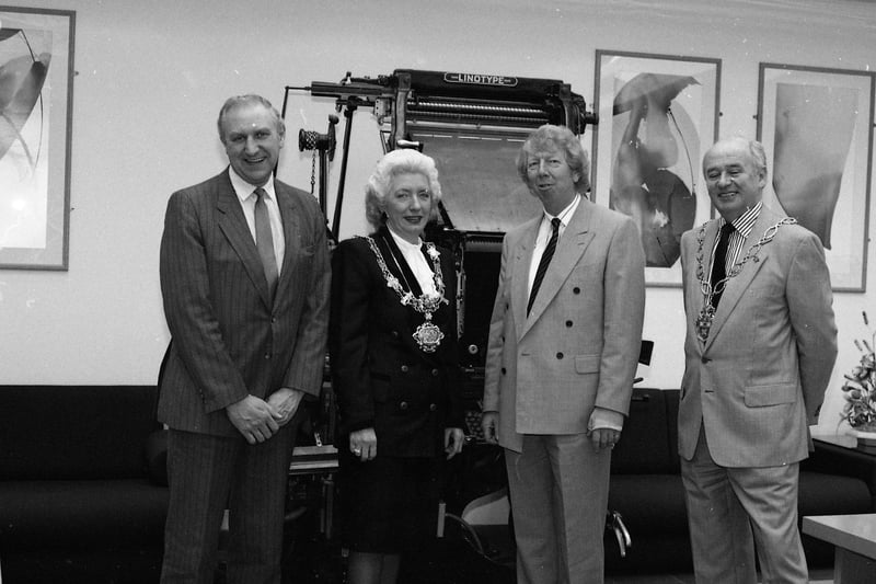 The Mayor and Mayoress of Preston visited the Lancashire Evening Post offices and were greeted by Managing Director Mike West.