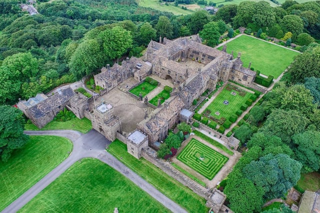 Hoghton Tower is a spectacular 16th-century Elizabethan fortified manor-house.