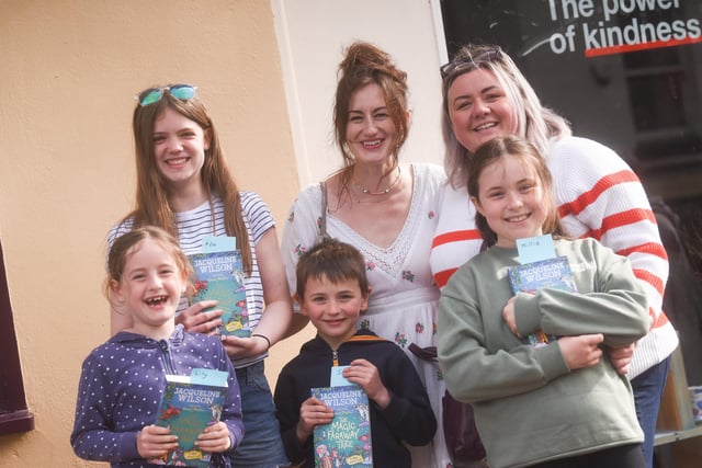 Young readers cherished their signed copies of The Magic Faraway Tree as author Jacqueline Wilson met fans at Book, Bean and Ice Cream in Kirkham.