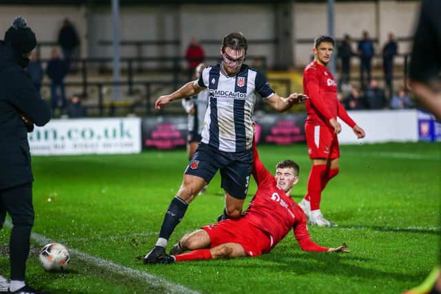 Chorley's Harvey Smith in action during last weekend's 2-0 win over Kettering Town (photo: Stefan Willoughby)